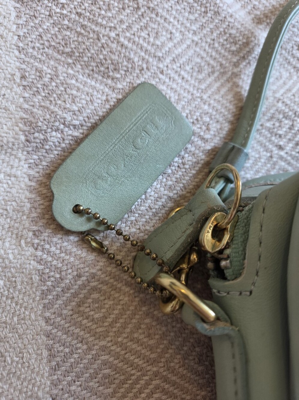 Vintage Coach Carnival Bag, Aqua - Picture 2 of 16